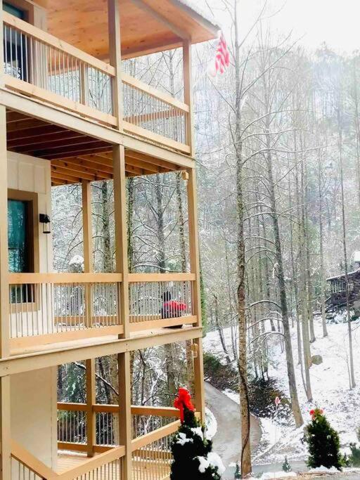 The Grand Tennessean Cabin- Four Bedroom Luxury Cabin In The Mountains Pigeon Forge Extérieur photo